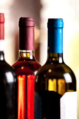 wine bottles