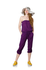 Young woman in fashion concept