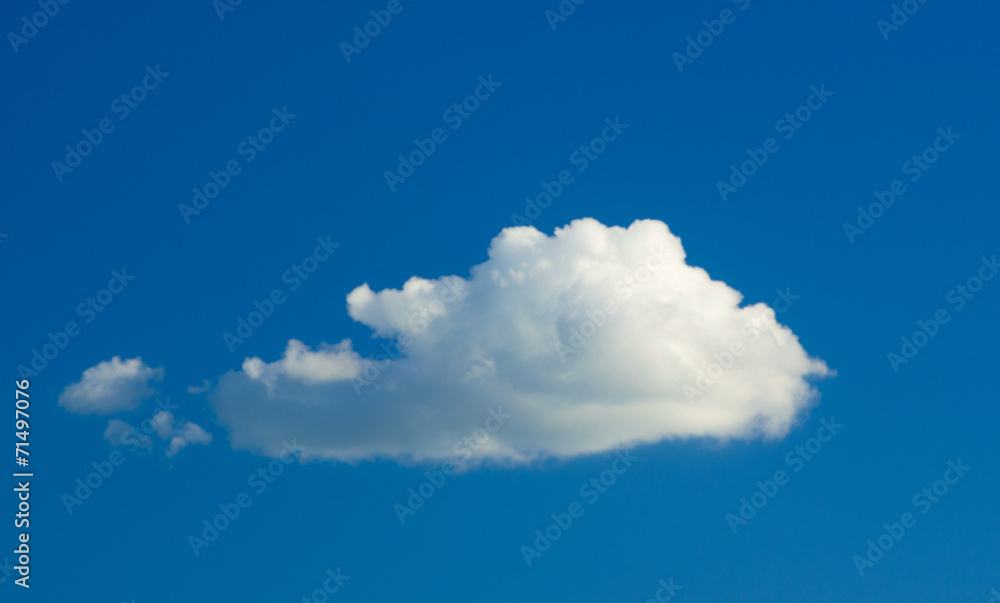 Wall mural blue sky