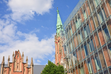 Obraz premium Church of St. Gertrude in Riga.