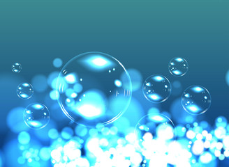 Bubble soap background