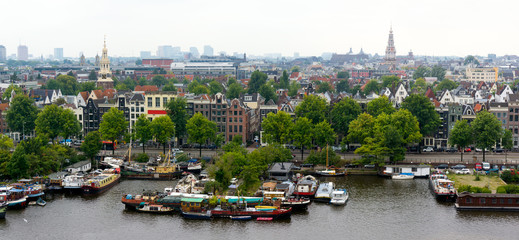Old Amsterdam city