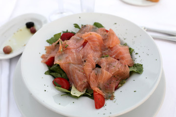 Salmon salad