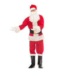 man in costume of santa claus