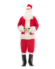 man in costume of santa claus