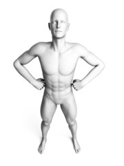 Fototapeta premium 3d rendered illustration of a white man