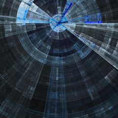 Abstract radial background