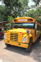 Public bus to Copan Ruinas, Honduras,  famous Mayan site