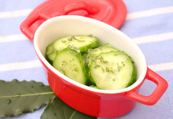 Gurkensalat mit Dill