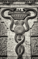 Aesculapian staff - Caduceus