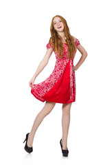 Young woman in fashion concept