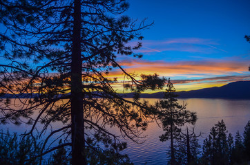 Lake Tahoe sunset