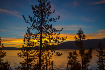 Lake Tahoe sunset