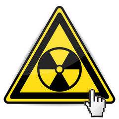 Fototapeta premium RADIATION ICON