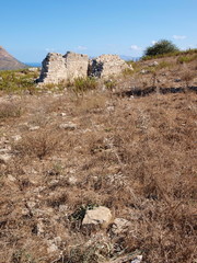Ruins of agora, Segesta, Sicily, Italy