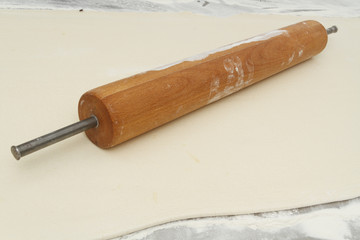 Making of bakery products in bakery shop