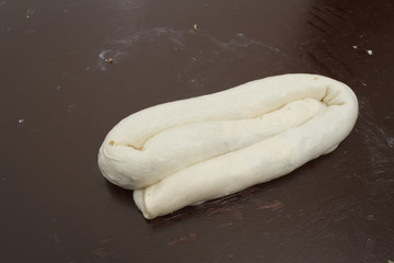 Making of bakery products in bakery shop