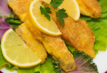Delicious spiced catfish