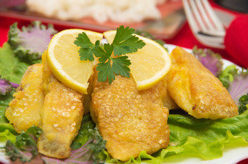 Delicious spiced catfish