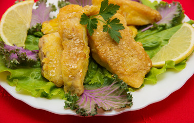 Delicious spiced catfish