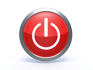 power circular icon on white background