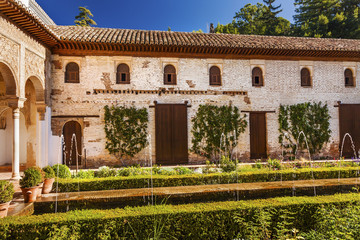 Obraz premium Generallife Alhambra Palace Garden Granada Andalusia