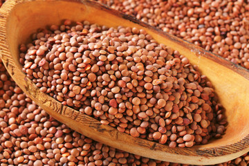 Whole red lentils