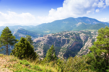 Obraz premium rocky mountain in summer day