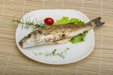 Grilled seabass