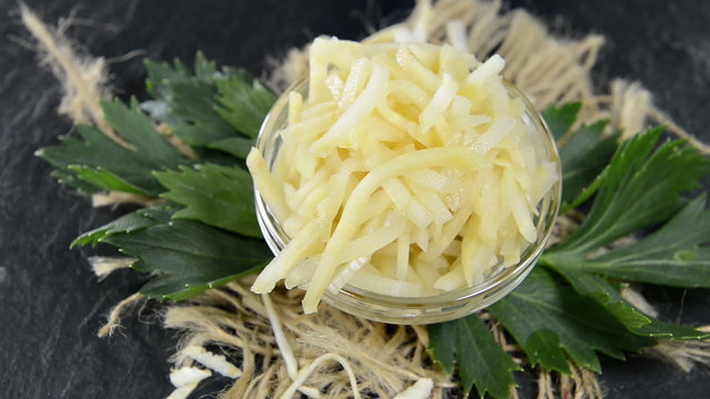 Bowl with Celeriac Salad (loopable)