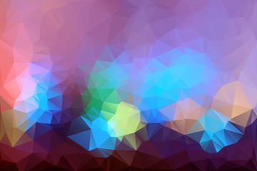 Retro pattern of geometric shapes. Colorful mosaic banner.