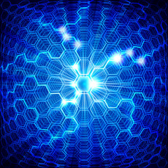 Blue background