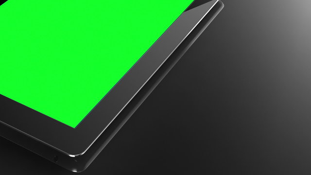 Smart phone isolated with chroma and tracking points