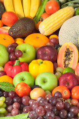 Fruits and vegetables for healthy