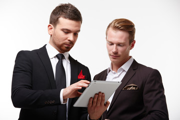two businessman in negotiations