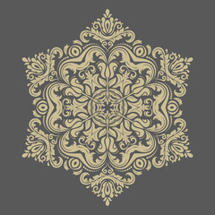 Orient Seamless Vector Pattern. Abstract Background