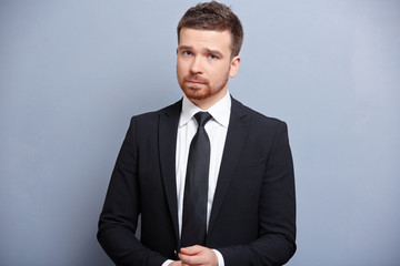 businessman in a suit
