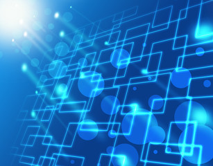 Naklejka premium 情報通信背景