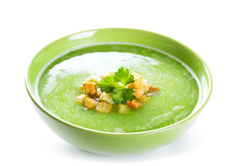 bowl of pea soup