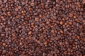 Coffee beans for background