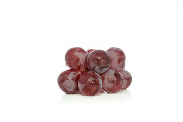 grapes isolated on white background