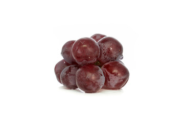 grapes isolated on white background