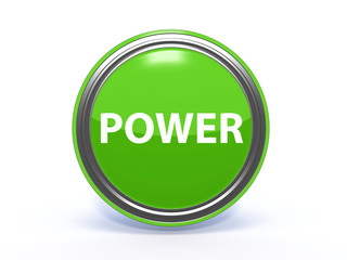 power circular icon on white background