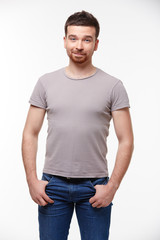 man in jeans and a T-shirt