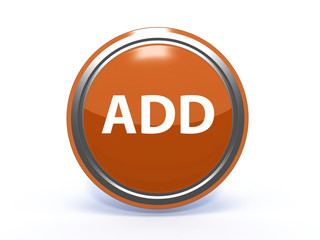 add circular icon on white background