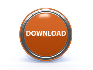 download circular icon on white background