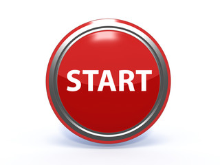 start circular icon on white background