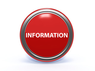 information circular icon on white background