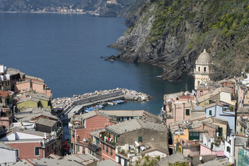 Vernazza, Cinque Terre, Ligurien, Italien; Liguria, Italy
