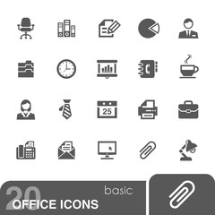 Office icons set.